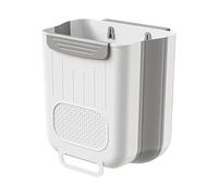 Dreaming Space Cubo Basura Puerta Fregadero - 6L/10L Plegable & Basurero Cocina, Ideal como Bajo Fregadero o Cubo de Basura Colgante para Armario, Baño, Camping, Autocaravana (#1, M)