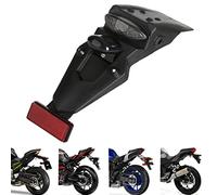 DREAMIZER 12V LED Motocicleta Guardabarros Trasero Freno Luz de freno Luz de Matrícula Reflector Universal para MX Motocross ITV Off-Road Street Bike Dirt Bike Pit Bike TZR 50 HM 50 XR 400
