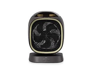 Dreamland Silent Power - Calentador de ventilador portátil con 4 modos de calefacción (35% de ahorro de energía con tecnología ecológica, función anticongelante, grado de protección IP21, hogar con