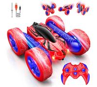Dreamlandia Coche Teledirigido con Luces, USB-C Recargable - 2.4Ghz 4WD Coches para Niños RC Car - Juguetes Niños 3-8 Años Regalos Cumpleaños/Navidad