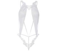 Dreamlove Athenea Body Teddy Blanco By Passion L/Xl - 1 Unidad
