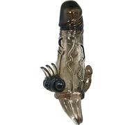 Dreamlove Brave Man Funda Pene Anal y Clitoris Vibrador 16.5 cm Negro - 1 Unidad
