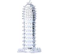 Dreamlove Funda Transparente con Puntos Estimulantes 14.2 cm - 1 Unidad