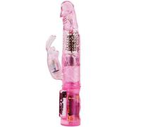 Dreamlove Mini Rotador Rabbit Rosa C/Superestimulador - 1 Unidad