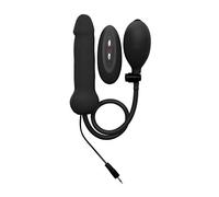 Dreamlove Ouch Pene Inflable Vibrador Silicona Negro 14.6 cm - 1 Unidad