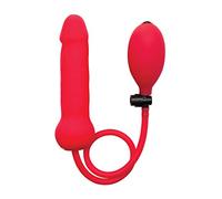 Dreamlove Ouch Plug Inflable Silicona Dong Rojo - 1 Unidad