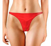 Dreamlove Ouch Tanga Ajustable Rojo con Bala Vibradora - 1 Unidad