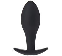 Dreamlove Pretty Love - Plug Anal Silicona Ancla, Negro, 8.5 cm