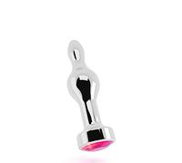 Dreamlove Rich R8 Metal Plug Anal Metal Rose Red Saphire 8.9 cm - 1 Unidad