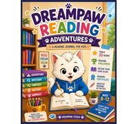 DreamPaw Reading Adventures: A Reading Journal for Kids | Track 30 Books, Reading Challenges, Book Reviews, Creative Reading Activities & Reading Certificate