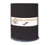 Dreamprint Cuerda expansora de 100 m, color negro, 8 mm de diámetro, cuerda de goma, cuerda elástica para interior y exterior, resistente a la intemperie y al desgarro, ideal para asegurar la carga,