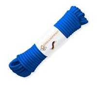 Dreamprint Cuerda expansora de 30 m, color azul, 4 mm de diámetro, cuerda de goma, cuerda elástica para interior y exterior, resistente a la intemperie y al desgarro, ideal para asegurar la carga,