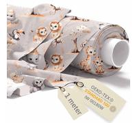 DreamRoots Tela algodon por metros diseños infantiles - Telas por metro niños - Telas costura, manualidades, cortinas, disfraz o tapizar 160cm x 1M