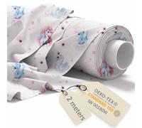 DreamRoots Tela algodon por metros diseños infantiles - Telas por metro niños - Telas costura, manualidades, cortinas, disfraz o tapizar 160cm x 2M