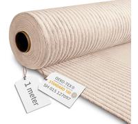 DreamRoots Tela de Pana de 380 g/m² de peso - Tela Pana de 140 cm de ancho - Tela Tapiceria Pana - Tejido de Pana Vanilla Ice 1M