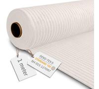 DreamRoots Tela de Pana de 380 g/m² de peso - Tela Tapiceria de 140 cm de ancho - Tejido de Pana White Dove 1M