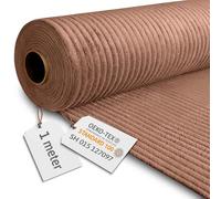 DreamRoots Tela de Pana por Metros Tapizar, Brown Bear, 1 m