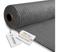 DreamRoots Tela de Pana por Metros Tapizar, Frost Gray, 1 m