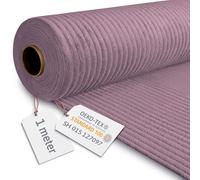 DreamRoots Tela de Pana por Metros Tapizar, Plum Smoothie, 1 m