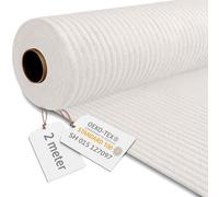 DreamRoots Tela de Pana por Metros Tapizar, White Dove, 2 m