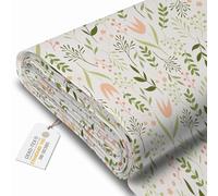 DreamRoots Tela impermeable por metros 600D 220g/m - Tela para tapizar sillas, cojines, sofas - Lona impermeable exterior 160 cm ancho Warm Morning metro lineal
