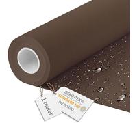 DreamRoots Tela impermeable por metros 600D 220g/m - Tela para tapizar sillas, cojines, sofas - Lona impermeable exterior 160 cm ancho Brown 1M