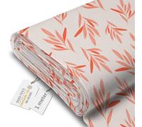 DreamRoots Tela impermeable por metros 600D 220g/m - Tela para tapizar sillas, cojines, sofas - Lona impermeable exterior 160 cm ancho Time for Fall 1M