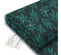 DreamRoots Tela impermeable por metros 600D 220g/m - Tela para tapizar sillas, cojines, sofas - Lona impermeable exterior 160 cm ancho Deep in the Forest 2M