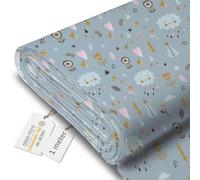 DreamRoots Tela Impermeable por Metros Exterior, The weather is Good, 1 m