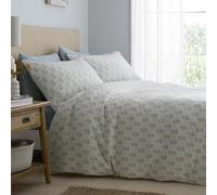 Dreams and Drapes - Juego de Funda de edredón tamaño King Jacquard con diseño Floral