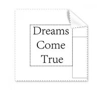 Dreams Come True Inspirational cita gafas gamuza de limpieza paño de regalo teléfono limpiador de pantalla 5 piezas