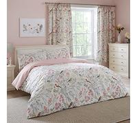 Dreams & Drapes Design - Juego de Funda de edredón Reversible - Cama Super King en Color Rosa