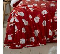 Dreams & Drapes Design - Manta Polar (120 x 150 cm), diseño de Papá Noel