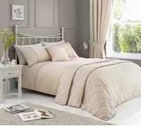Dreams & Drapes Fearne - Juego de Funda nórdica para Cama King Size en Oro Suave