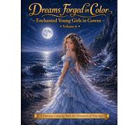 Dreams Forged in Color Enchanted Young Girls in Gowns Volume 6: A Fantasy Coloring Book for Dreamers of Any Age