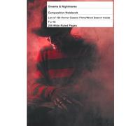 Dreams & Nightmares Composition Notebook: Horror School Inspired with 200 Lined Ruled Pages