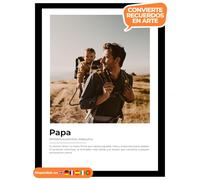 Dreams on Paper Póster de papá personalizado con foto y nombre, regalo para papá, cumpleaños, día del padre, tamaño A4, A3, papel fotográfico premium de 280 g/m²