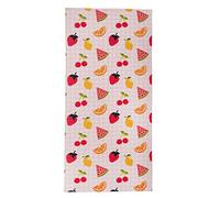 Dreamscene Toallas de Playa para niños, Toalla de Viaje de Secado rápido, Tumbona de Microfibra, Toalla de Playa Grande para Adultos, artículos Esenciales para Vacaciones, Fruta, 71 x 152 cm
