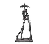 Dreamseden Escultura de Hierro para Pareja, Estatua de Amor Apasionado, romántica, Adorno de Metal, decoración del hogar y la Oficina (Estilo 1)