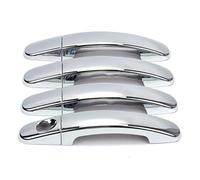 Dreamseek 8 piezas cubierta exterior para manija de puerta para Ford Focus 2012 2013 2014 2015, Kuga Escape Ranger 2013-2017 ABS moldura protectora (cromado)