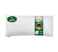 DREAMSTAR Almohada de 40 x 80 cm, relleno de cojín de 650 g, con cremallera, lavable hasta 60 grados, apto para alérgicos, 40 x 80 cm