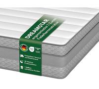 DREAMSTAR Comfort - Colchón ergonómico de muelles ensacados de 7 zonas, altura de 18 cm, dureza 3 (H3), 90 x 200 cm