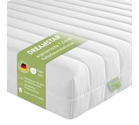 DREAMSTAR Simple Flex Duo I Colchón ergonómico de espuma fría de 7 zonas, colchón enrollable de 12 cm de alto, certificado Öko-Tex, dureza 2 y 3 (H2 y H3), 80 x 200 cm