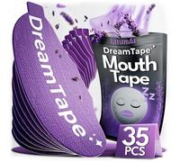 DREAMTAPE Mouth Tape Aroma Lavanda 35pcs - Cinta Bucal para Dormir, Mejora la Respiración y Reduce Ronquidos - Tiras Bucales Suaves y Cómodas - Mantener la Boca Cerrada Toda la Noche
