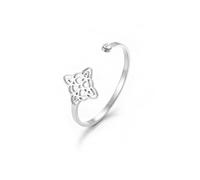 Dreamtimes Anillo de nudo de bruja para mujer, amuleto de protección contra brujería, anillo abierto ajustable, anillo celta espiritual, amuleto de la suerte, joyas paganas