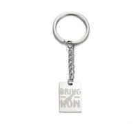 Dreamtimes Bring Them Home Now Collar/Llaveros Mujer Hombre Collar de Acero Inoxidable con Medalla de Estilo Militar de Israel Collar con Colgante Hexagrama FedeCorazón Estrella de David (Llaveros-S)