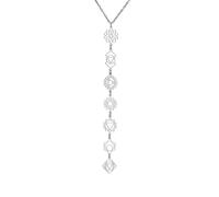 Dreamtimes Collar de 7 chakras para mujer, collar de curación espiritual de acero inoxidable, colgante para meditación, amantes del yoga para Navidad, M, Acero inoxidable, No es una piedra preciosa