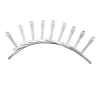 Dreamtop - Set de 9 calibradores de radios para guitarra y bajo, herramienta de lutier
