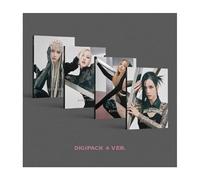 DREAMUS BLACKPINK BORN Pink 2º álbum Digipack versión CD+folleto+tarjeta fotográfica selfie+papel de letras de acordeón + seguimiento (set (JISOO+JENNIE+ROSÉ+LISA))