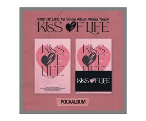 DREAMUS KISS of Life Midas Touch - Contenido del primer álbum individual + tarjeta fotográfica + seguimiento sellado KOL (versión POCA)